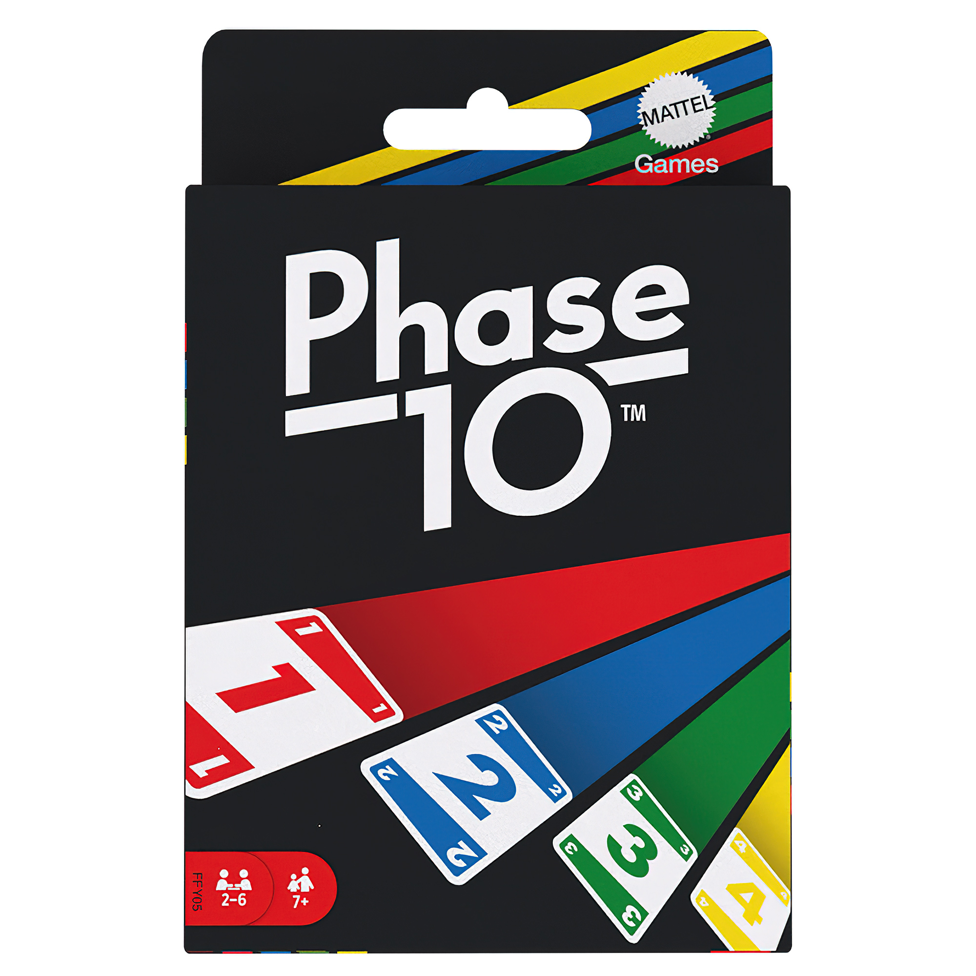 Mattel Games Phase 10 Kartenspiel für 2-6 Spieler ab 7 Jahren