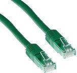 ACT Green 3 meter LSZH U/UTP CAT6A patch cable with RJ45 connectors. Cat6a u/utp lszh green 3.00m