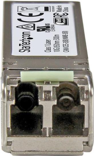 StarTech.com SFPP10GESRST Transceiver Modul (SFP+ Module, 10GBase-SR Juniper kompatibel, Glasfaser, 850nm, LC Multimode mit DDM) (SFPP10GESRST)