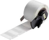 Brady, M6-96-427, Vinyl, selbstlaminierend, Weiß/Transparent, matt, 25.40 x 9.53(19.05) mm, für Kabeldurchmesser von 2.00 - 3.00 mm, permanent (250 E.) (173917)
