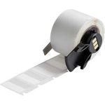 Brady, M6-96-427, Vinyl, selbstlaminierend, Weiß/Transparent, matt, 25.40 x 9.53(19.05) mm, für Kabeldurchmesser von 2.00 - 3.00 mm, permanent (250 E.) (173917)