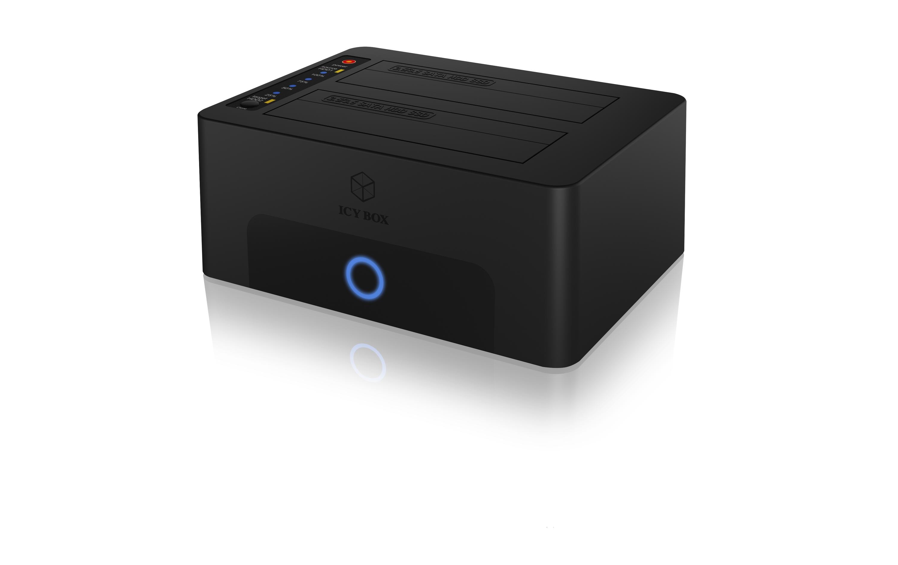 ICY BOX IB-1232CL-U3 HDD-Dockingstation USB 3.0 Schwarz