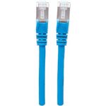 Intellinet Network Patch Cable, Cat6A, 1,5m, Blue, Copper, S/FTP, LSOH / LSZH, PVC, RJ45, Gold Plated Contacts, Snagless, Booted, Lifetime Warranty, Polybag (350747)