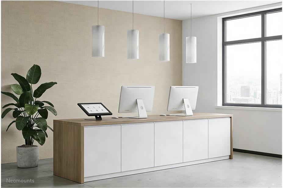 Neomounts WL15-601BL1 Tablet-Gehäuse 10.9-11" abschließbar VESA 75x75 Stahl Schwarz