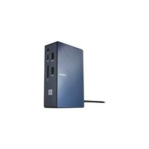 ASUS SimPro Dock - Dockingstation - USB-C - VGA, HDMI, 2 x DP - GigE - 120 Watt - für Chromebook CX1, Chromebook Flip C43X, ExpertBook B1, ZenBook 13, 13 OLED, 15