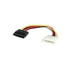 StarTech.com 15cm 4 Pin Molex auf SATA Kabel - LP4 / Serial-ATA Stromadapter ...