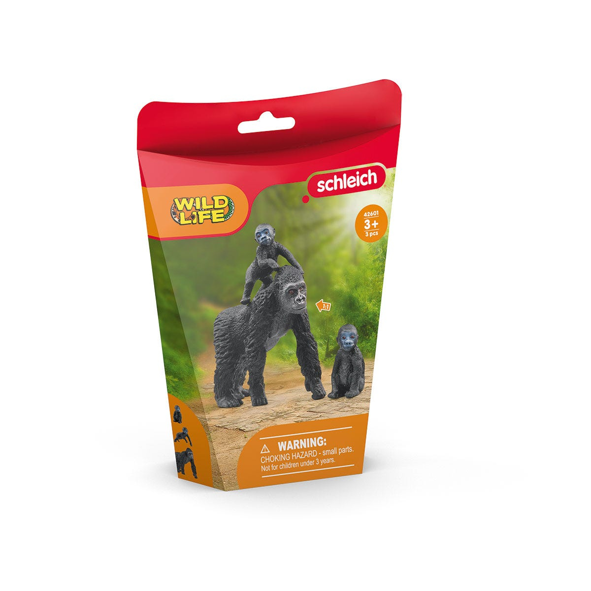 Schleich WILD LIFE 42601 Gorilla Family Spielfigur