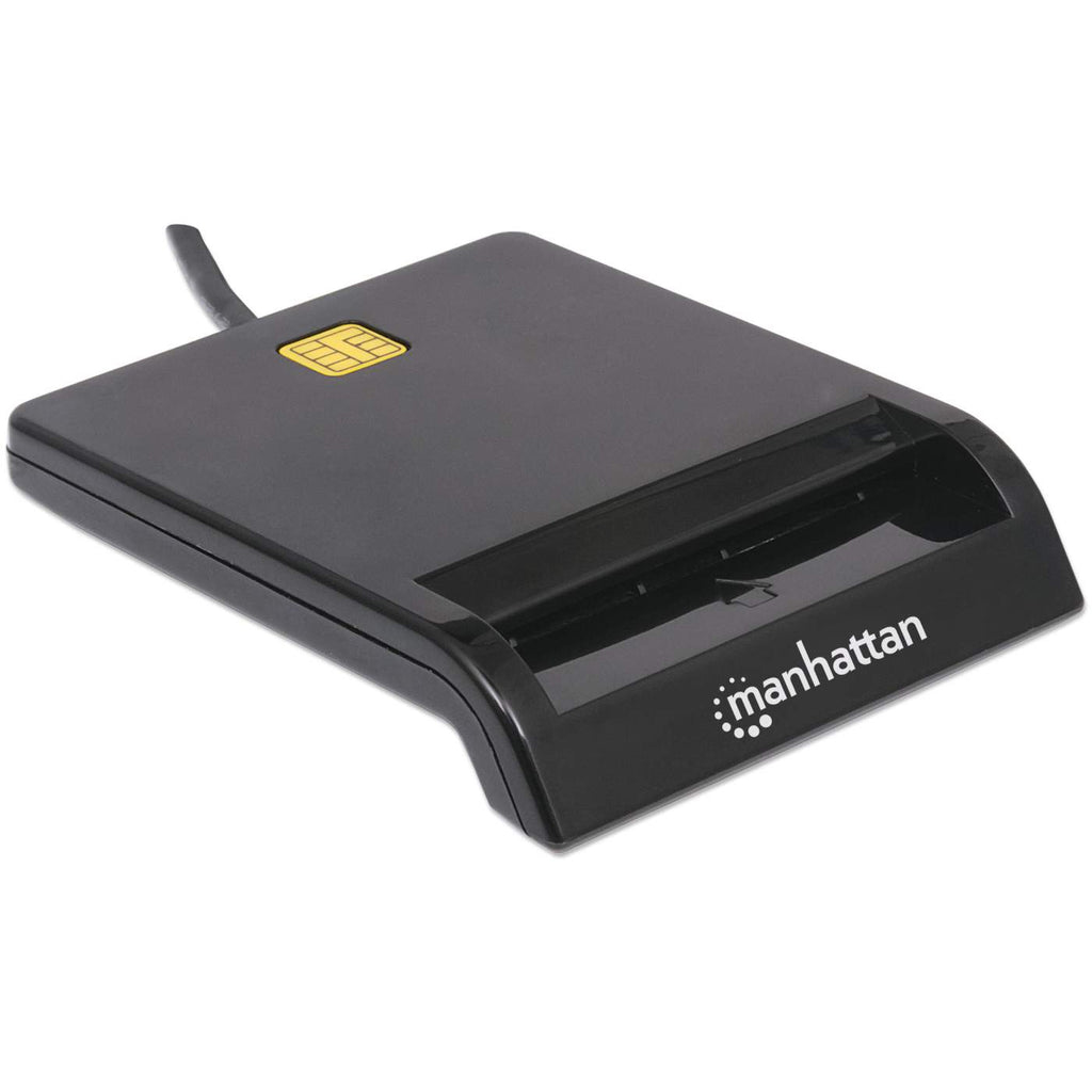 Manhattan 102049 SmartCard-Lesegerät USB 2.0 Schwarz