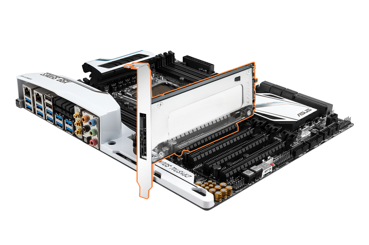 ICY Dock ToughArmor MB840M2P-B M.2 NVMe SSD PCIe 3.0 x4 Wechselrahmen Schwarz/Silber