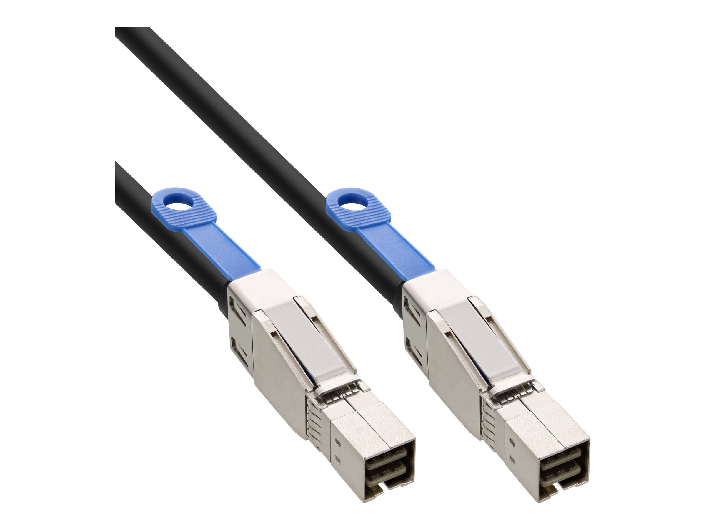 InLine SAS-Kabel SFF-8644 zu SFF-8644 Mini SAS HD 12 Gbit/s 1 m Schwarz