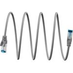 Goobay Ultraflexibles CAT 6A Patchkabel S/FTP (PiMF), grau (79284)