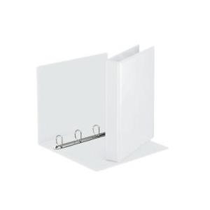 Esselte Präsentations-Ringbuch Essentails, A4, weiß, 4D-Ring Mechanik, Rückenbreite: 50 mm, Ringdurchmesser: 30 mm (49703)