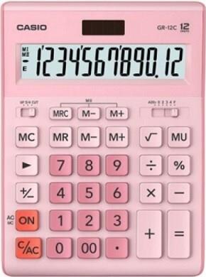 CASIO TASCHENRECHNER OFFICE GR-12C-PK PINK 12-STELLIGES DISPLAY (GR-12C-PK)