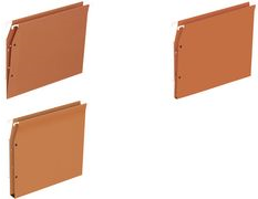 ELBA Dossiers suspendus MEDIUM FLEX, pour armoire,fond 30 mm orange, carton kraft 230 g/m2, entr'axe: 330 mm, barrette - 1 Stück (400126856)