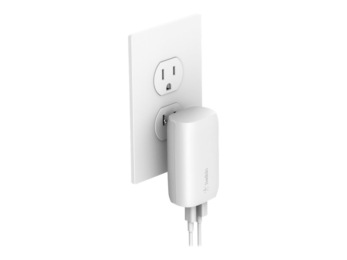 Belkin BoostCharge Netzteil 37W USB-C 25W PD + USB-A Weiß