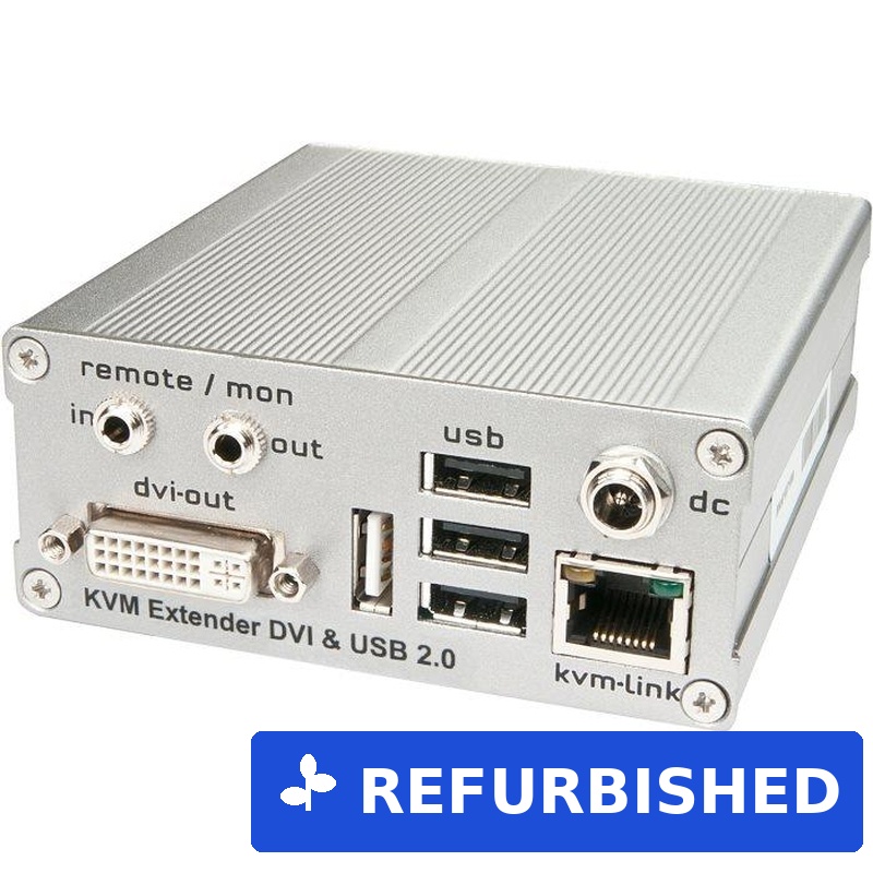 LINDY KVM Extender DVI & USB2.0 without Mass Storage Receiver Unit (39211)