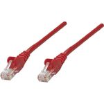 Intellinet Network Patch Cable, Cat6, 2m, Red, Copper, S/FTP, LSOH / LSZH, PVC, RJ45, Gold Plated Contacts, Snagless, Booted, Lifetime Warranty, Polybag (735445)