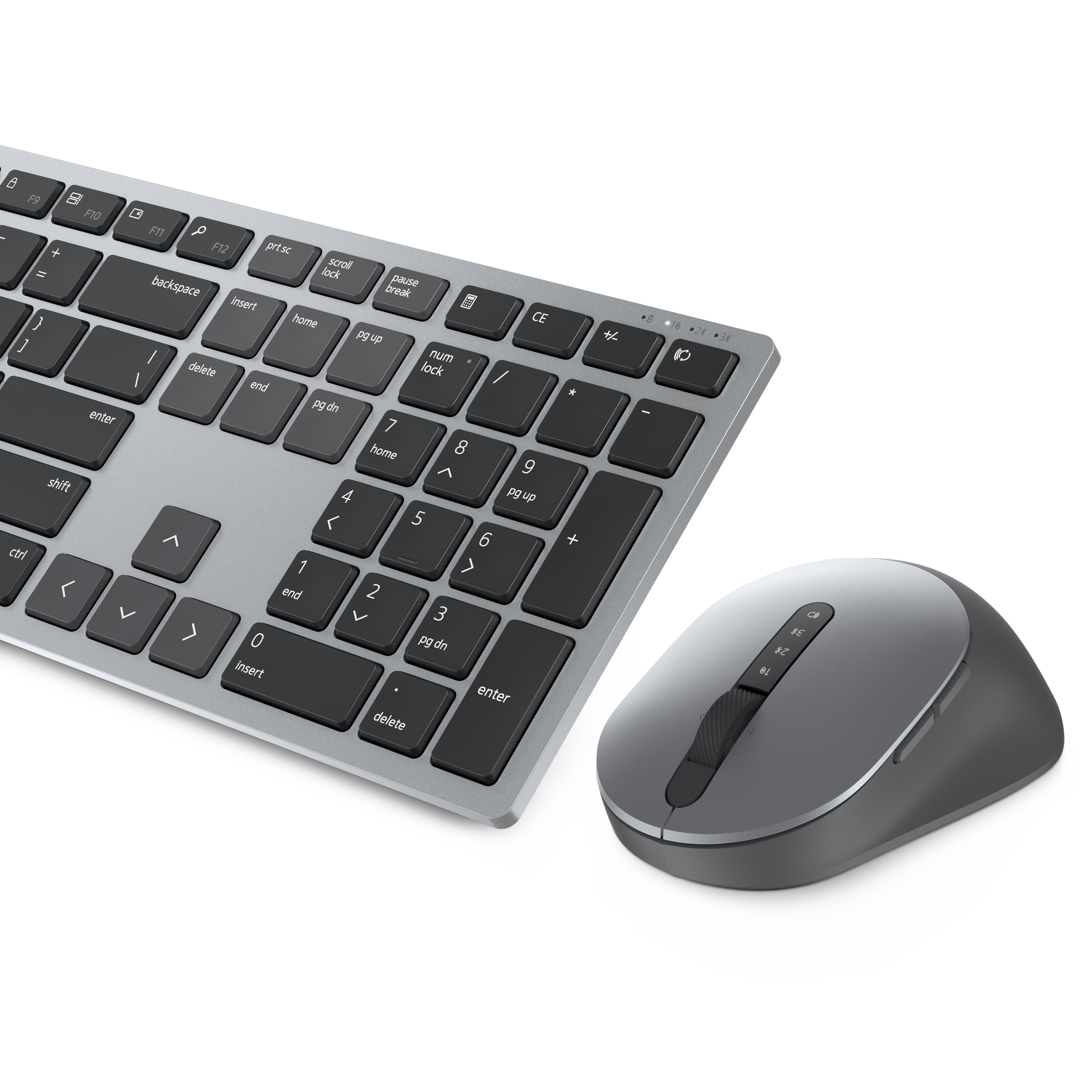 Dell KM7321W Tastatur-Maus-Set kabellos QWERTZ Titan Gray