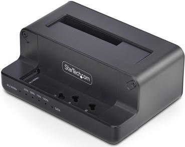 StarTech.com M.2 NVMe to 2.5/3.5" SATA Drive Duplicator, Dual Bay Cloner (N2-M2-SSD-DUPLICATOR)