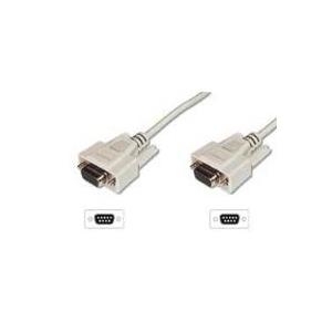 Assmann Datatransfer connection cable. D-Sub9 F/F. 3.0m. serial. molded. be (AK-610106-030-E)