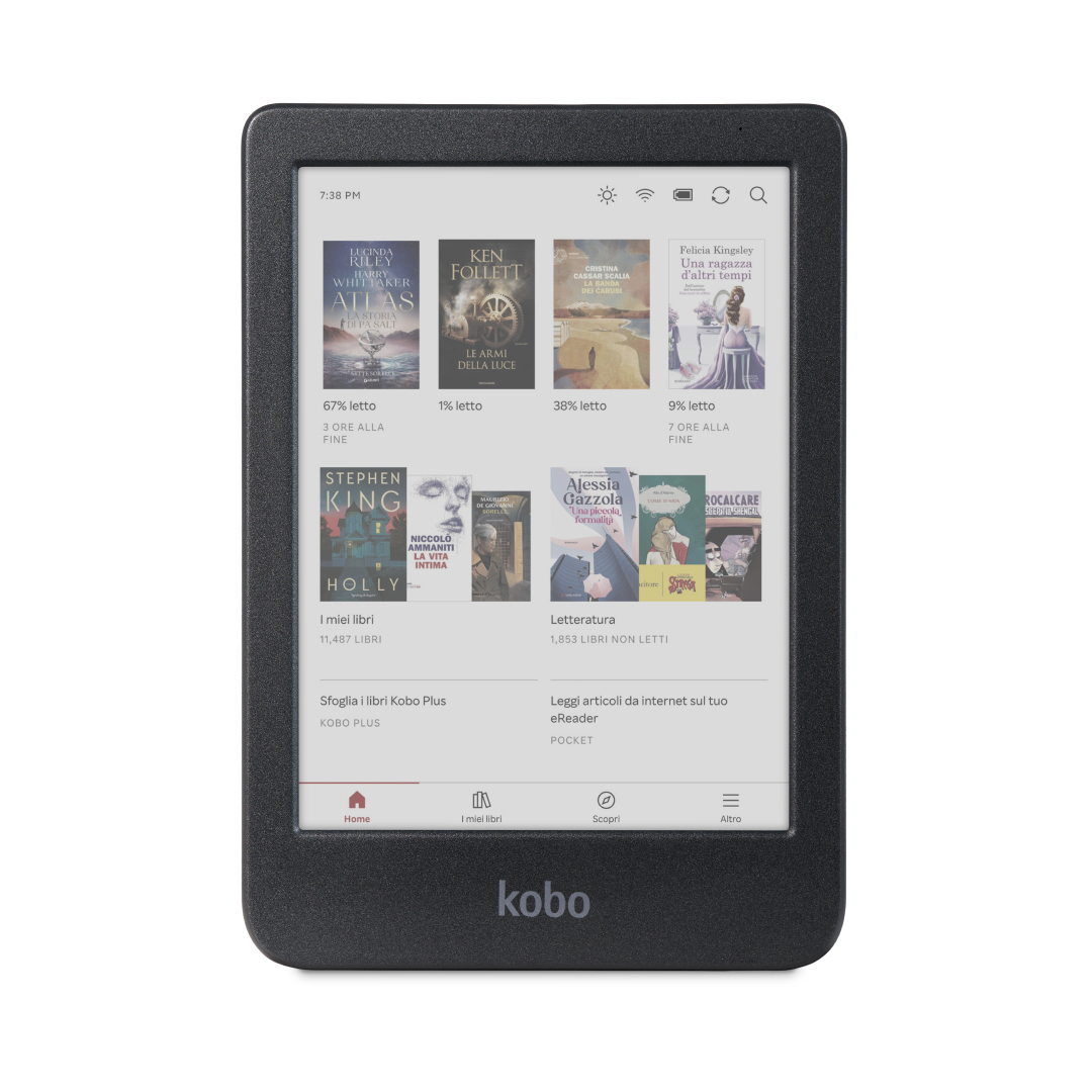 Kobo Clara Colour 6" E Ink Kaleido 3 16 GB Schwarz