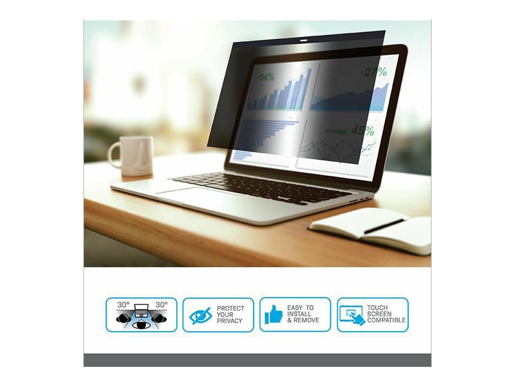 Gearlab Magnetic Privacy Filter 13.6" MacBook Air Schwarz