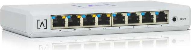 Alta Labs S8-POE Netzwerk-Switch Managed Gigabit Ethernet (10/100/1000) Power over Ethernet (PoE) Weiß (S8-POE)
