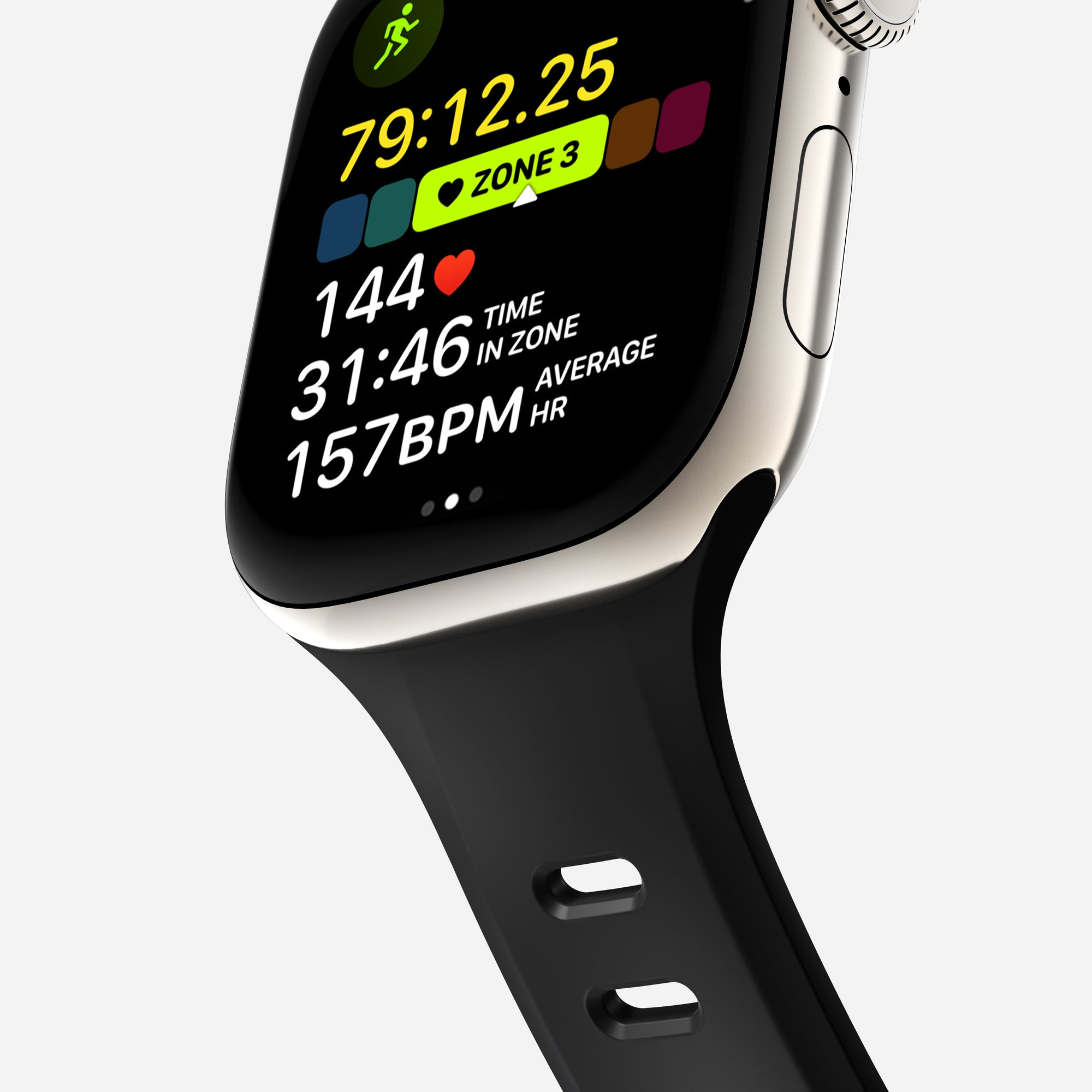 Nomad Tempo Band 46mm Schwarz