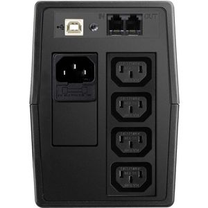 ALLNET ALL90600T Unterbrechungsfreie Stromversorgung (UPS) 600 VA 4 AC-Ausgän...