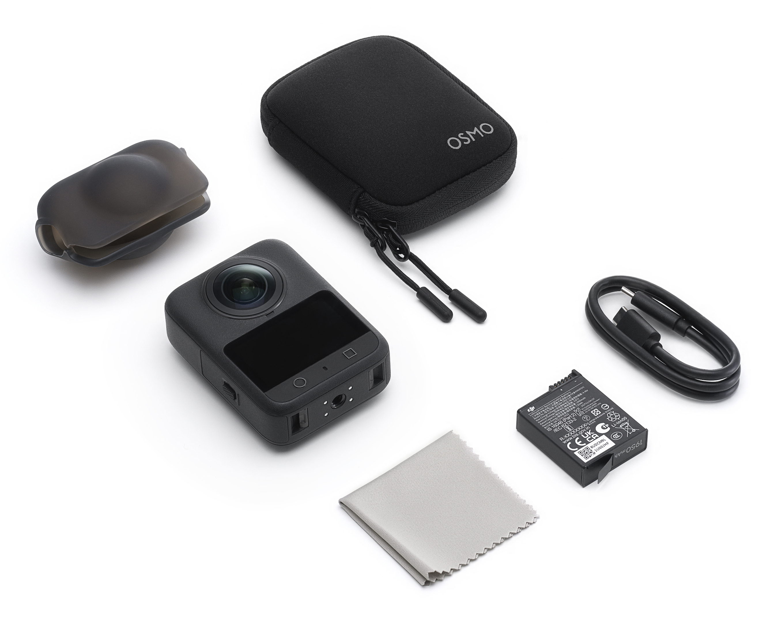 DJI Osmo 360 Standard Combo 8K 360° 2" 120 MP Schwarz