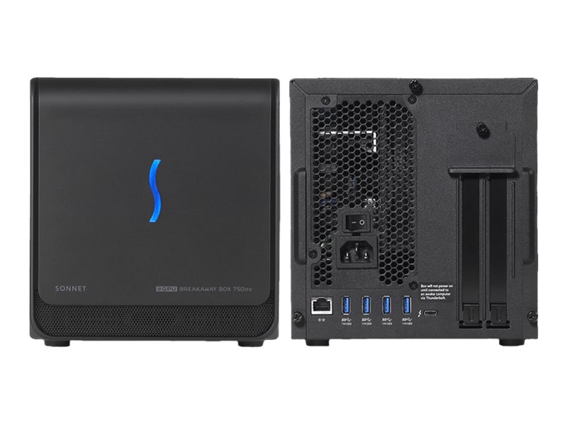 Sonnet eGPU Breakaway Box 750ex Thunderbolt 3 750 W Schwarz