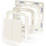 Shelly · Plug & Play Zubehör·""BLU Wall Switch 4 Adapter Busch-Jaeger""· (Shelly_B_A_WS_4_B)