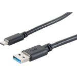 S-Conn 13-31045 USB Kabel 3 m USB 3.2 Gen 1 (3.1 Gen 1) USB A USB C Schwarz (13-31045)
