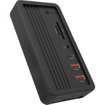 10 in 1 DockingStation mit Slot für M.2 NVME SSD Slot, Host USB 3.2 Gen 2 Type-C+A 10 Gbit/s, Silikone Schutzhülle (611854)