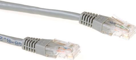 ACT Grey 25 meter U/UTP CAT6 patch cable with RJ45 connectors. Cat6 u/utp grey 25.00m (IB8025)