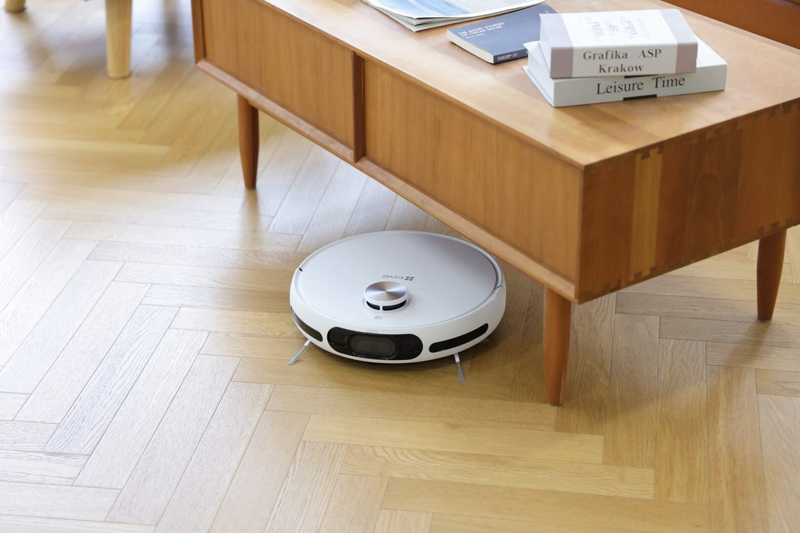 Ezviz RS20 Pro Saugroboter, Heißwasser-Wäsche & Heißlufttrocknung, 3,5 L Tank, 5200 mAh, Weiß