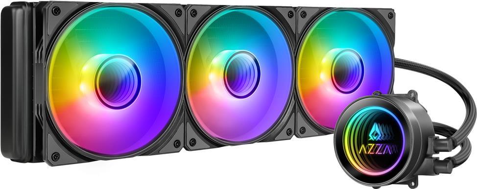 Azza LCAZ-360C-ARGB Flüssigkeitskühlung 360 mm 3x 120 mm Schwarz
