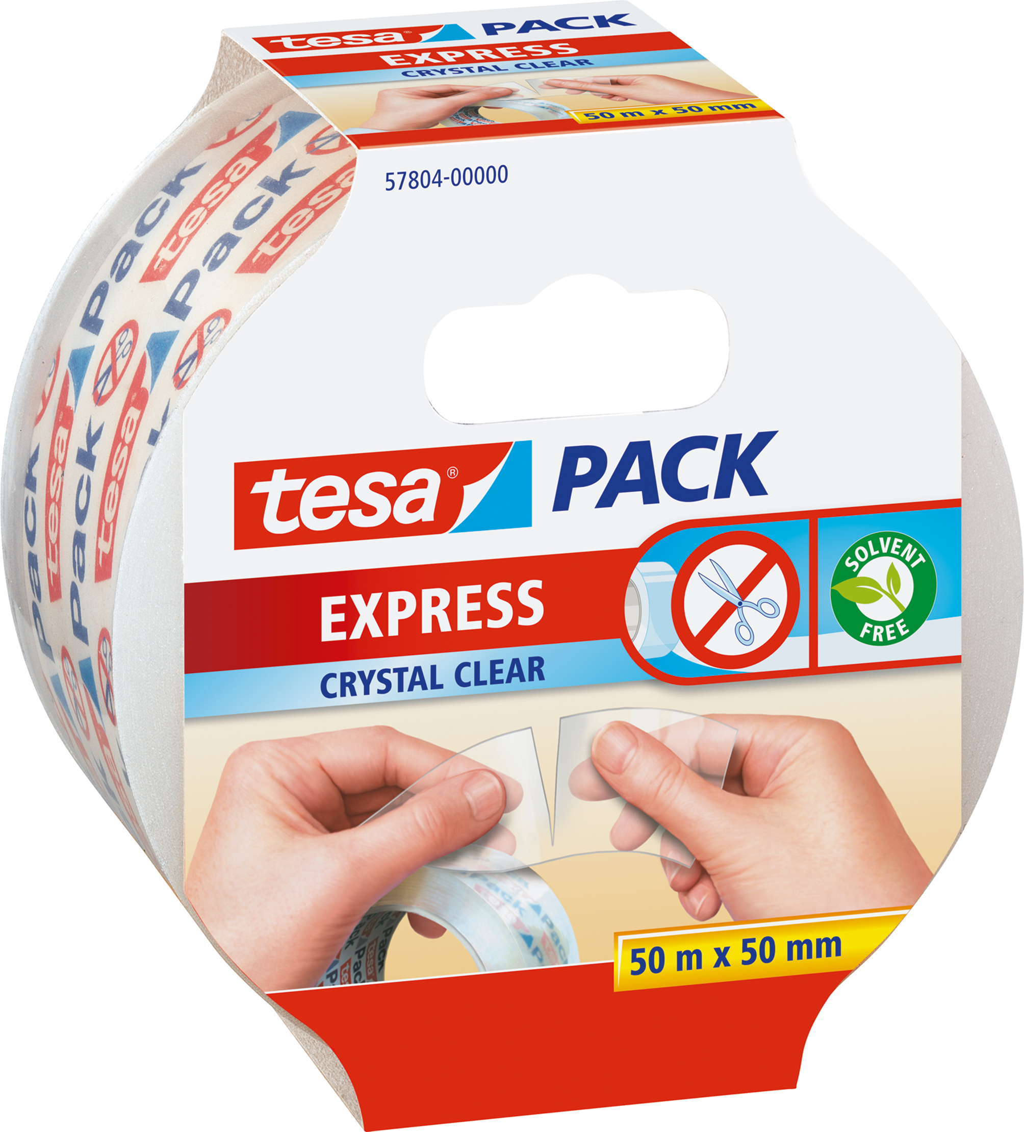 TESA Packband TESA tesapack® Express Transparent (L x B) 50 m x 50 mm Inhalt: 1 Rolle(n)
