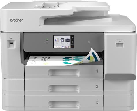 BROTHER MFC-J6977DW Full duplex A3 colour inkjet multifunction printer 3x 250-sheet paper trays network Wi-Fi 31ppm (MFCJ6977DWRE1)