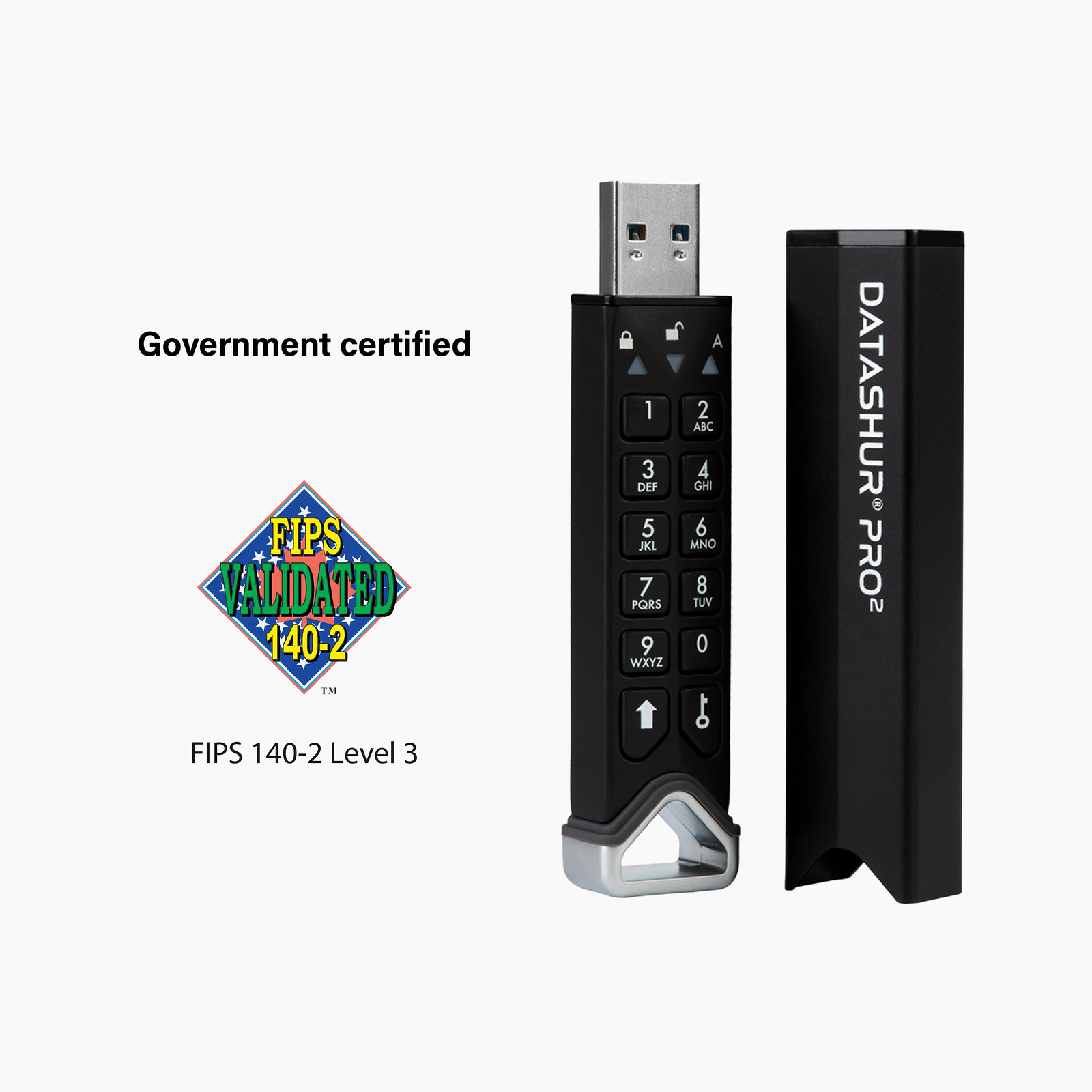 iStorage datAshur PRO2 32 GB USB Typ-A 3.2 Gen 1 Schwarz