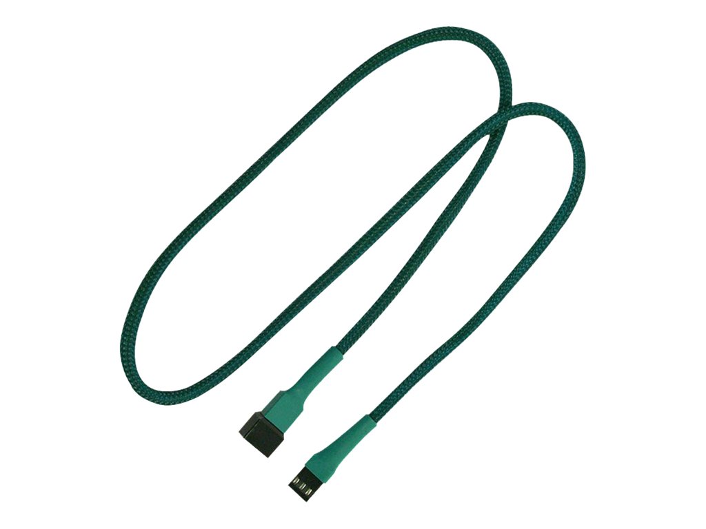 Nanoxia 900500001 Verlängerungskabel 3-Pin Molex 60 cm Grün