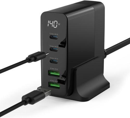 Ansmann DC5140PD USB-Tisch-Ladegerät 140 W Schwarz