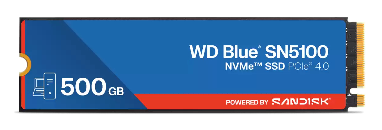 WD Blue SN5100 NVMe SSD 500 GB M.2 2280 PCIe 4.0