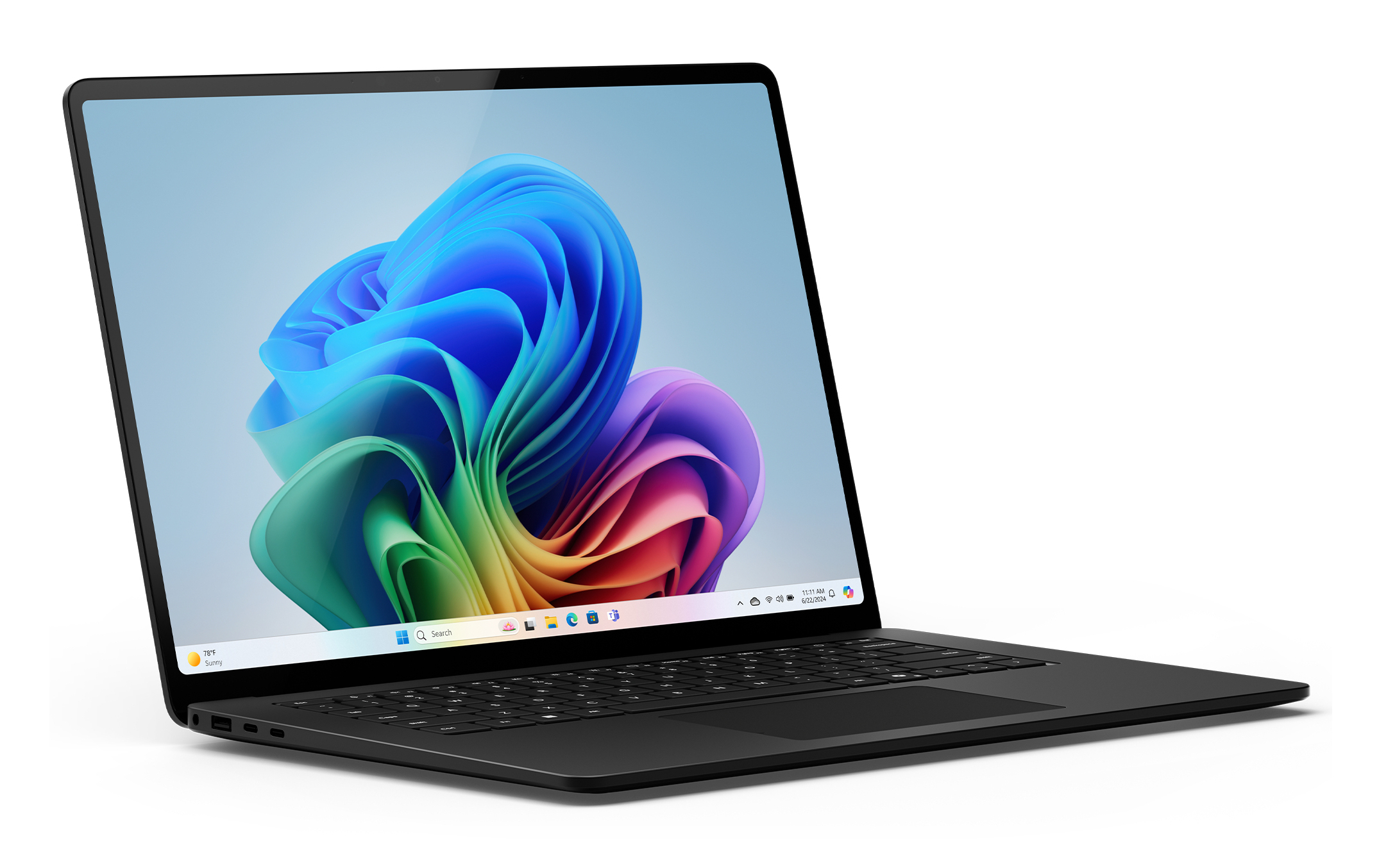 Microsoft Surface Laptop 7 Copilot+ PC 15" Snapdragon X Elite 16 GB RAM 1 TB SSD Schwarz