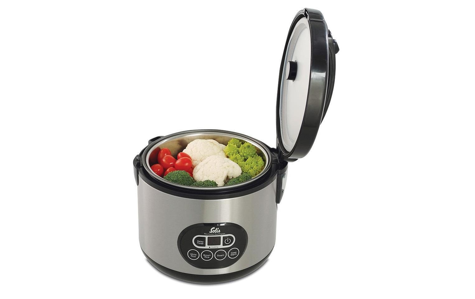 Solis Duo Program Reiskocher 1.2 Liter 500 W Schwarz,Silber
