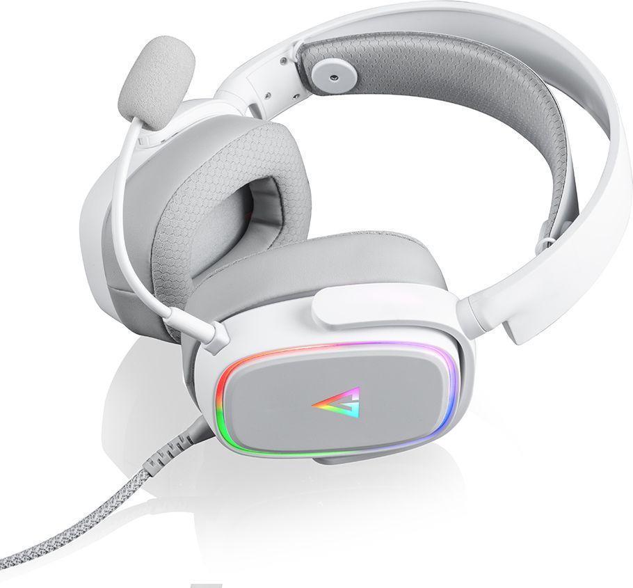 MODECOM MC-899 PROMETHEUS weiß kabelgebundene Kopfhörer 7.1 | USB (S-MC-899-PROMETHEUS-200)