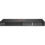 HPE Aruba 6100 24G 4SFP+ Switch - Switch - L3 - managed - 24 x 10/100/1000 + 4 x 1 Gigabit / 10 Gigabit SFP+ - Seite-zu-Seite-Luftstrom - an Rack montierbar