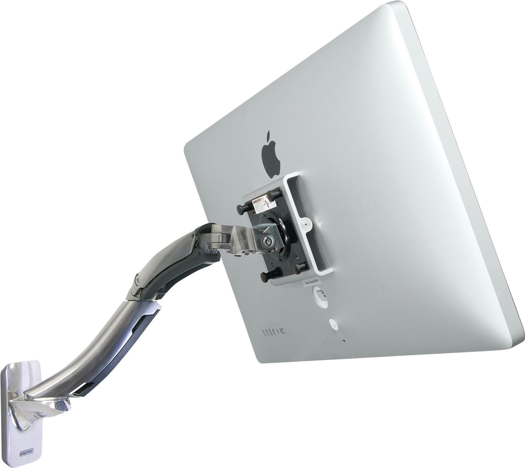Ergotron MX Wall Mount LCD Arm Polished Aluminum