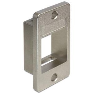 DeLOCK Keystone Mounting for enclosures - Montageklammer für Moduleinsatz (Packung mit 4)