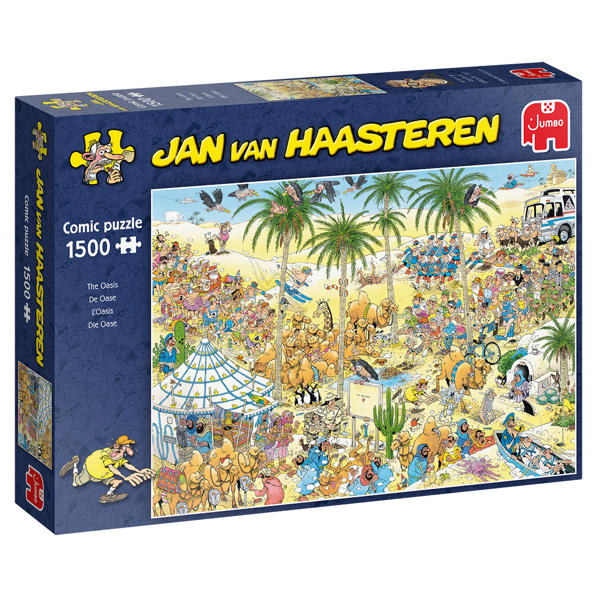 Jumbo Spiele Jan van Haasteren The Oasis Puzzle 1500 Teile Mehrfarbig